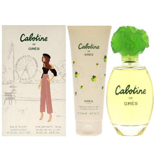 Cabotine de Gres 2pc Gift Set (EDT 3.4oz + Body Lotion 6.8oz) — 3.4 oz + 6.8 oz